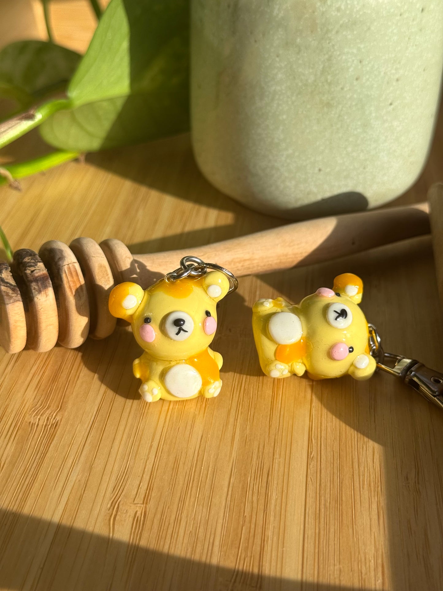 Honey the Hungry Bear Keychain