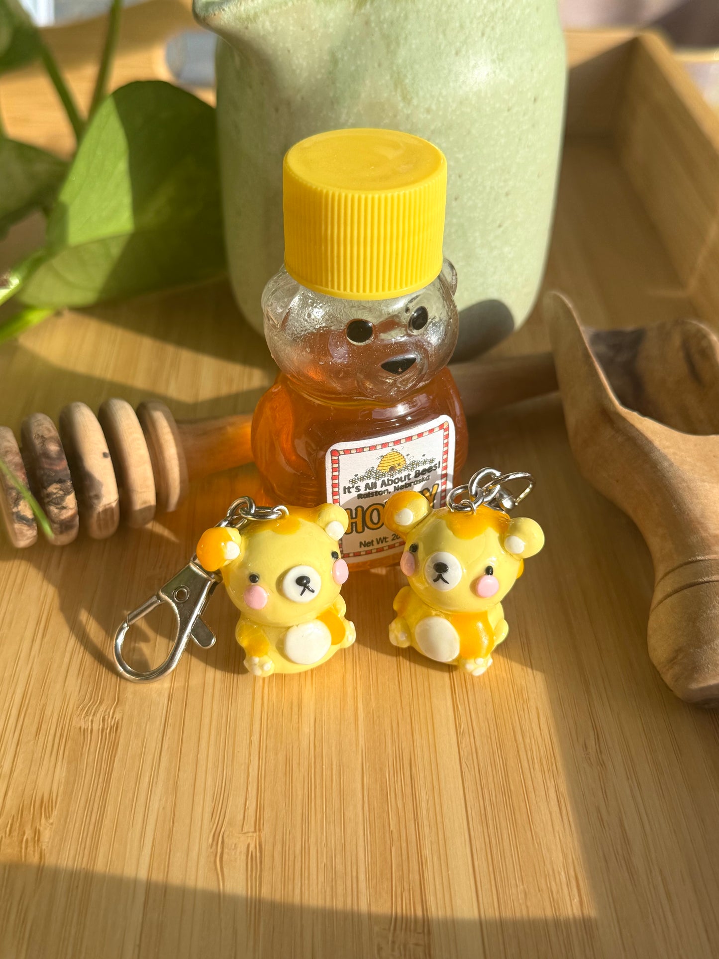 Honey the Hungry Bear Keychain