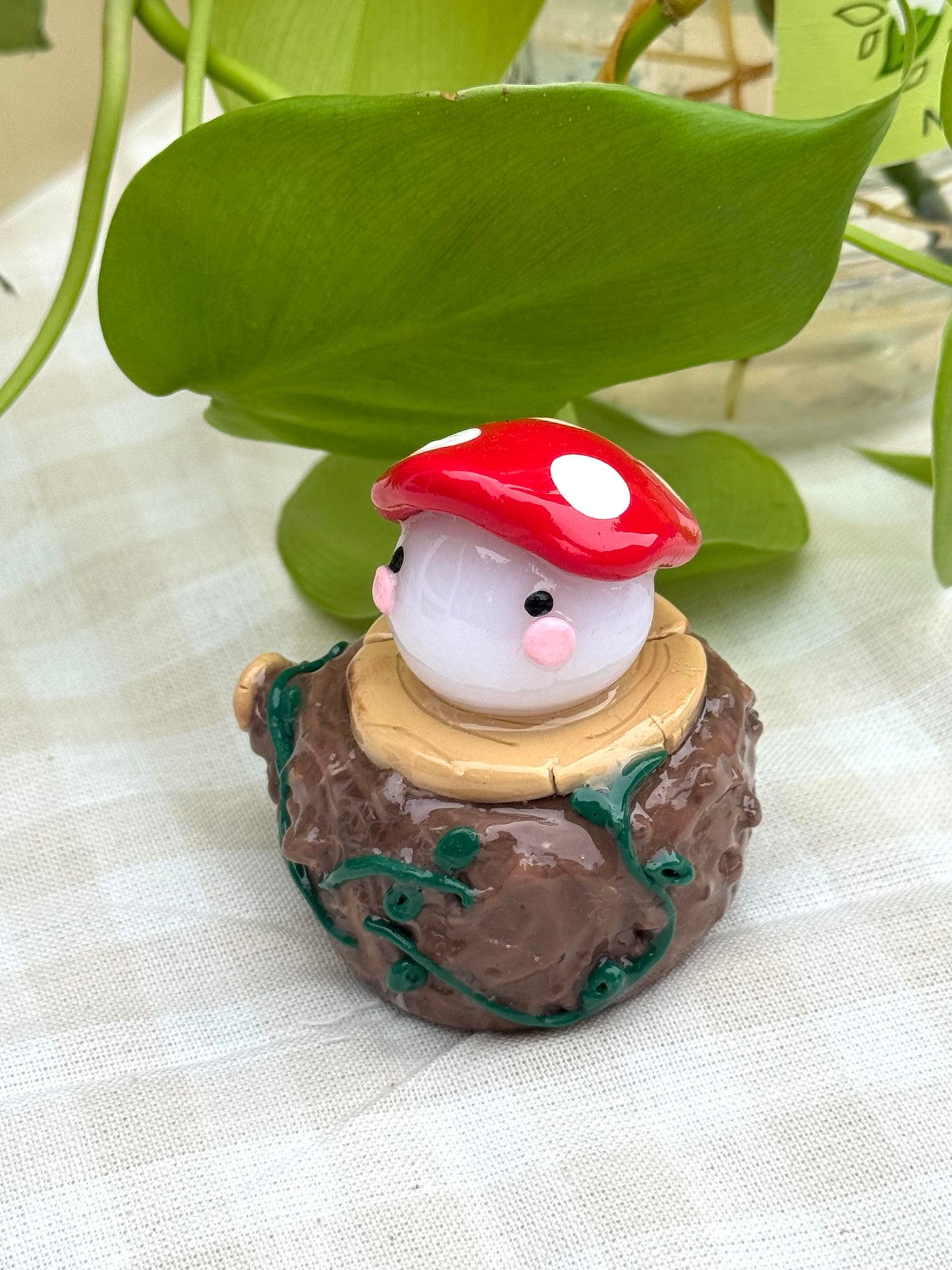 Mushi the Adventurous Mushroom Desk Buddy
