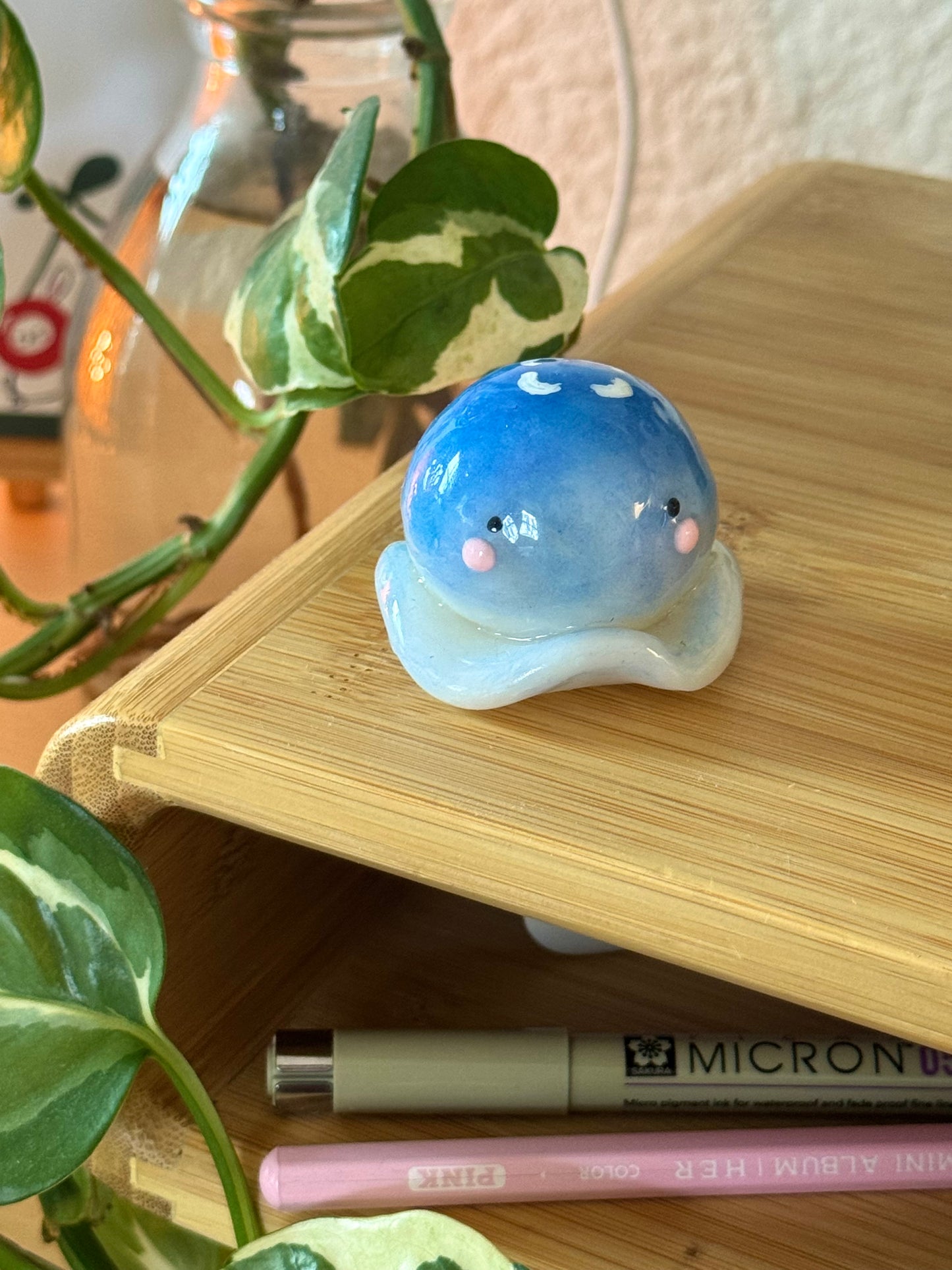 Luna the Moon Jellyfish Desk Buddy