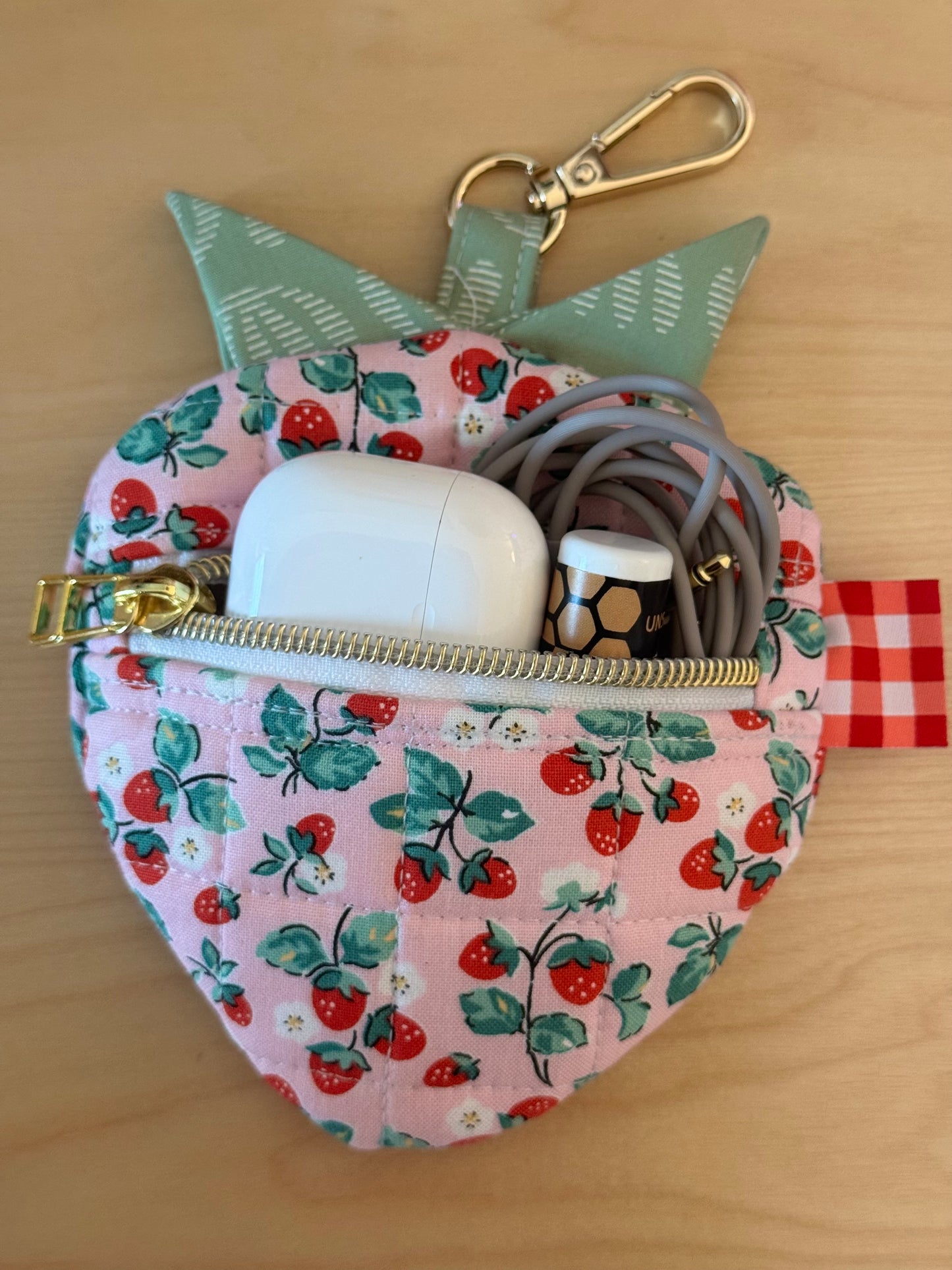 Strawberry Coin Pouch