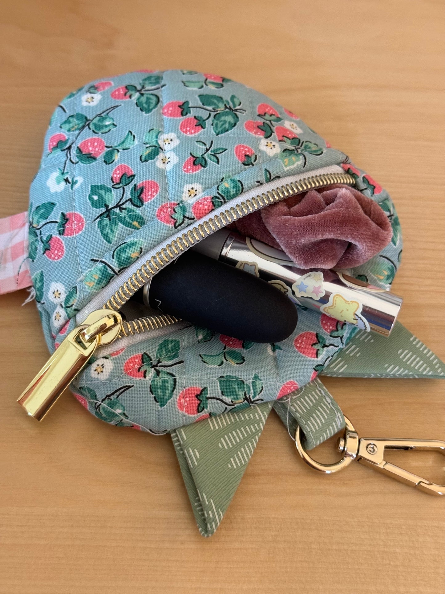 Strawberry Coin Pouch