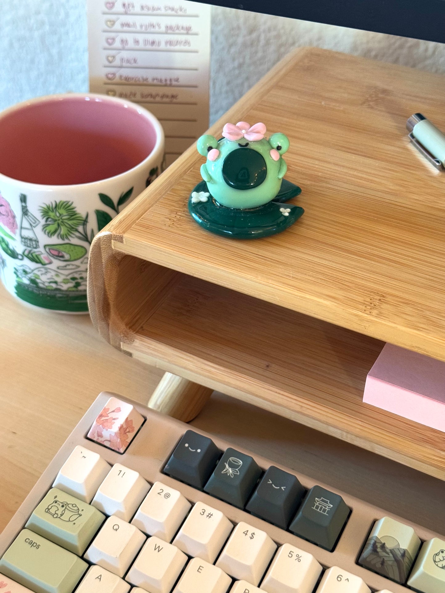 Matcha the Frog Desk Buddy