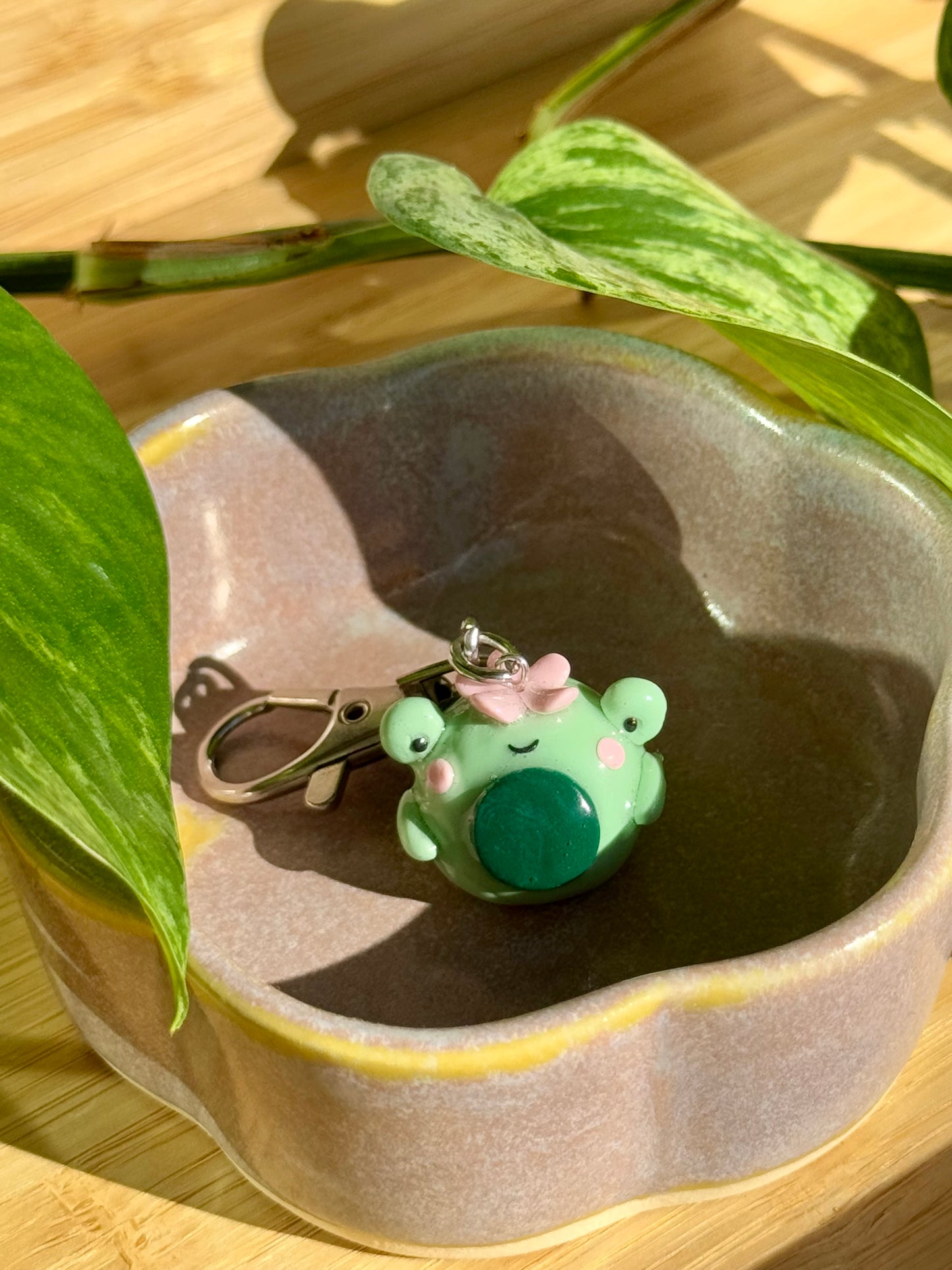 Matcha the Frog Keychain