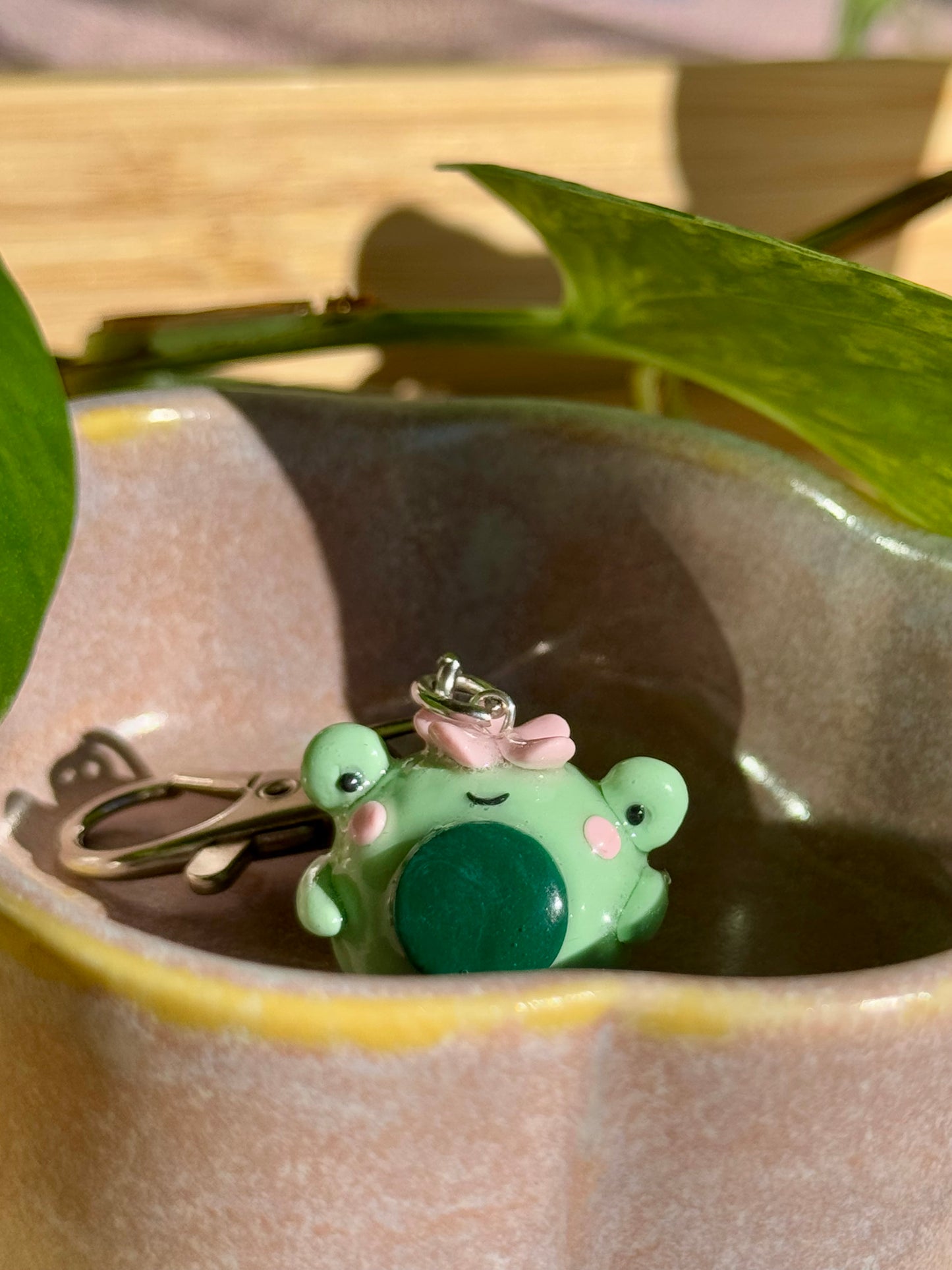 Matcha the Frog Keychain