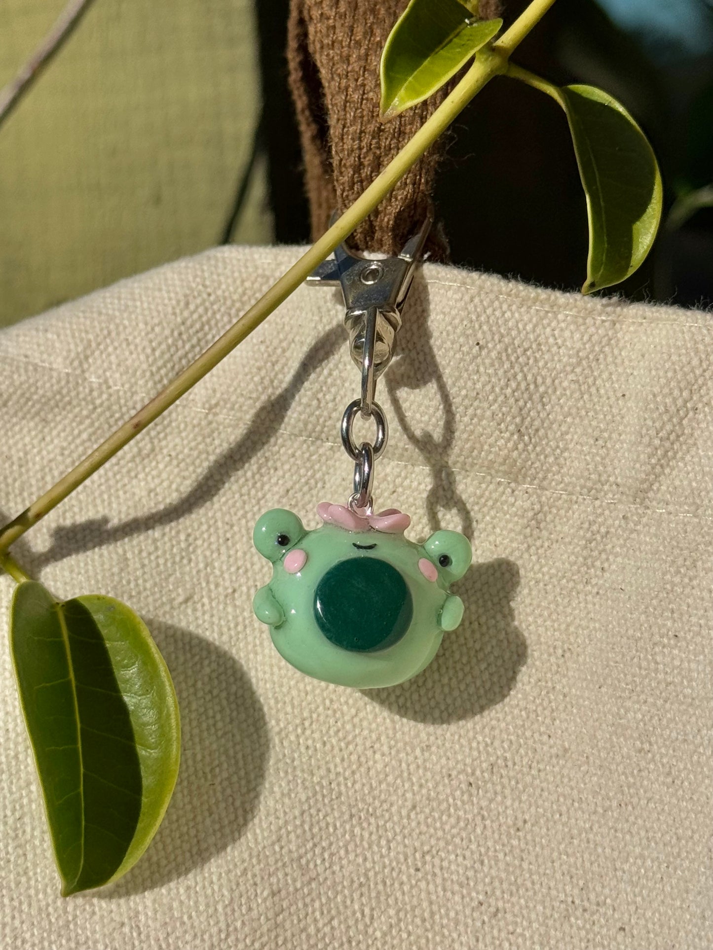 Matcha the Frog Keychain