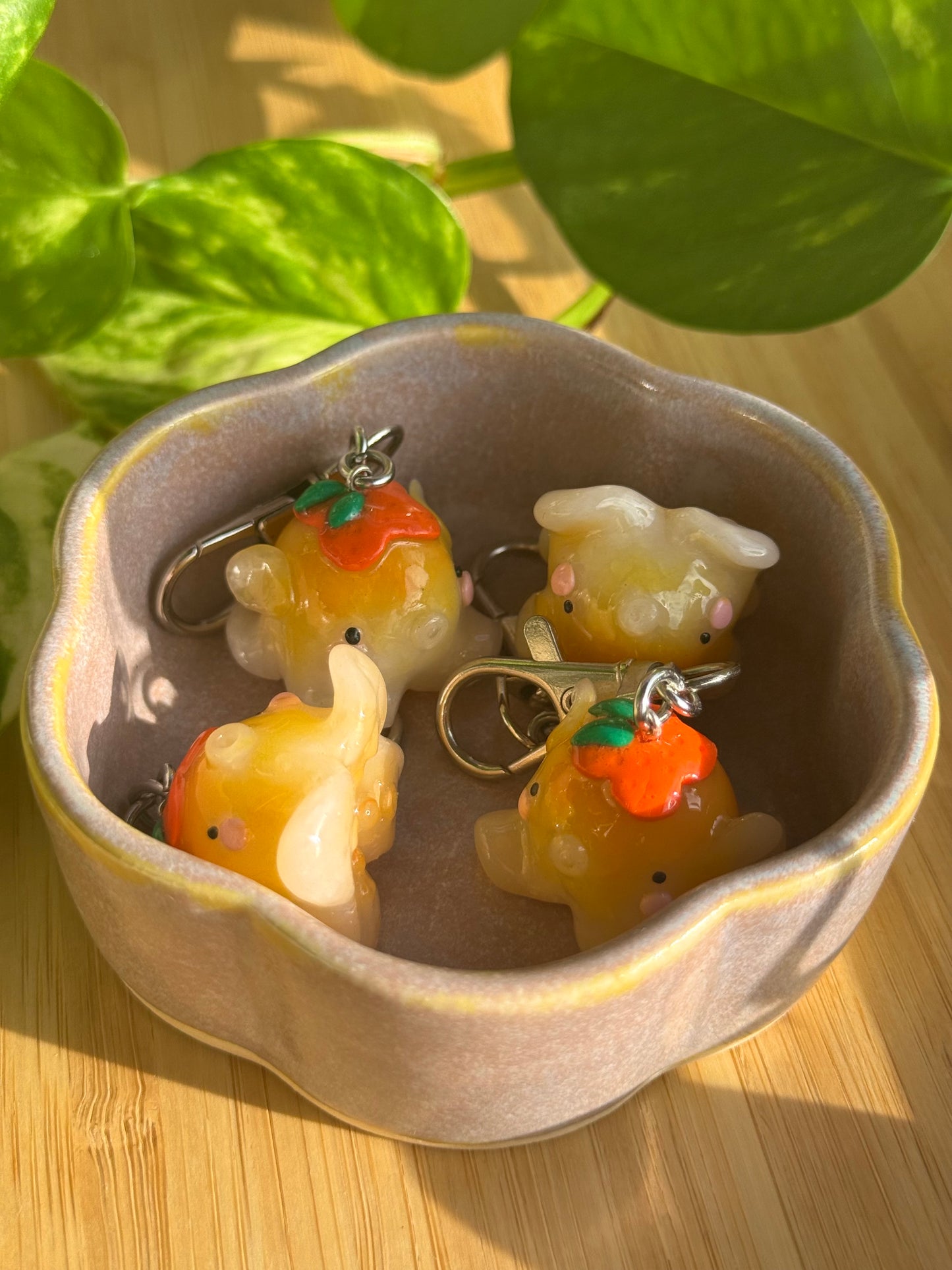 Mikan the Dumbo Octopus Keychain