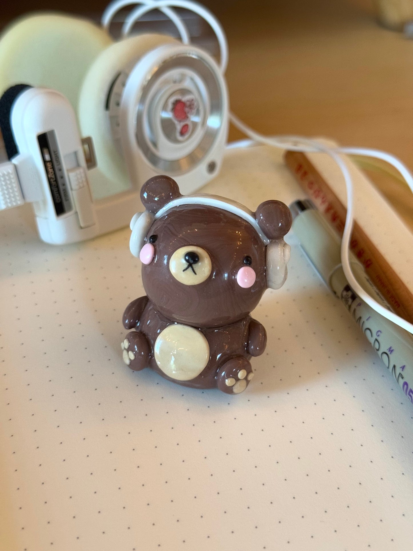 Mocha the Coffee Bear Desk Buddy