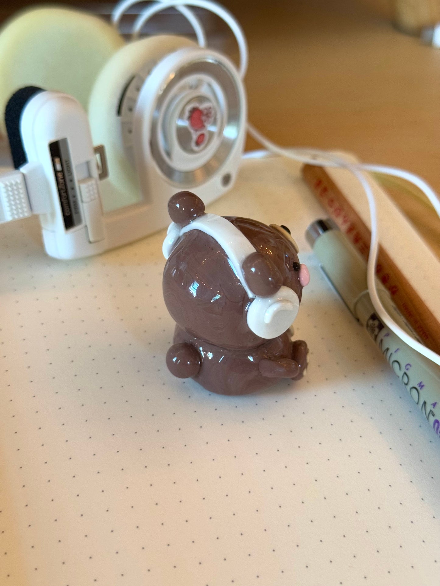 Mocha the Coffee Bear Desk Buddy
