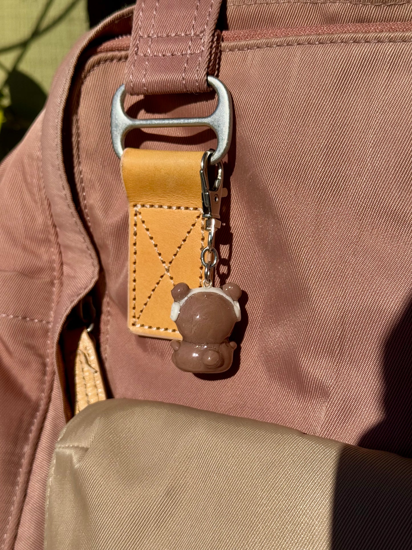 Mocha the Coffee Bear Keychain