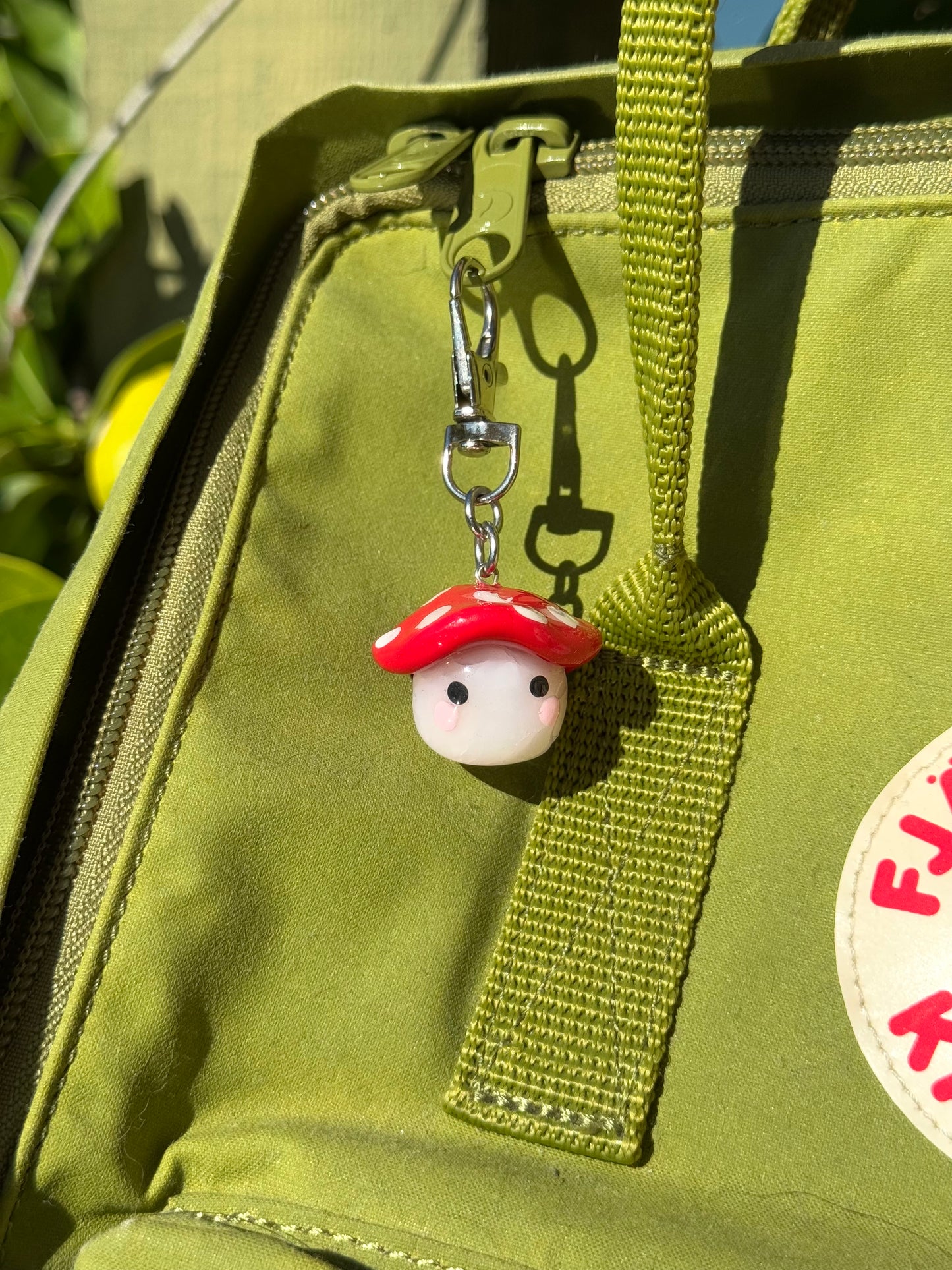 Mushi the Adventurous Mushroom Keychain