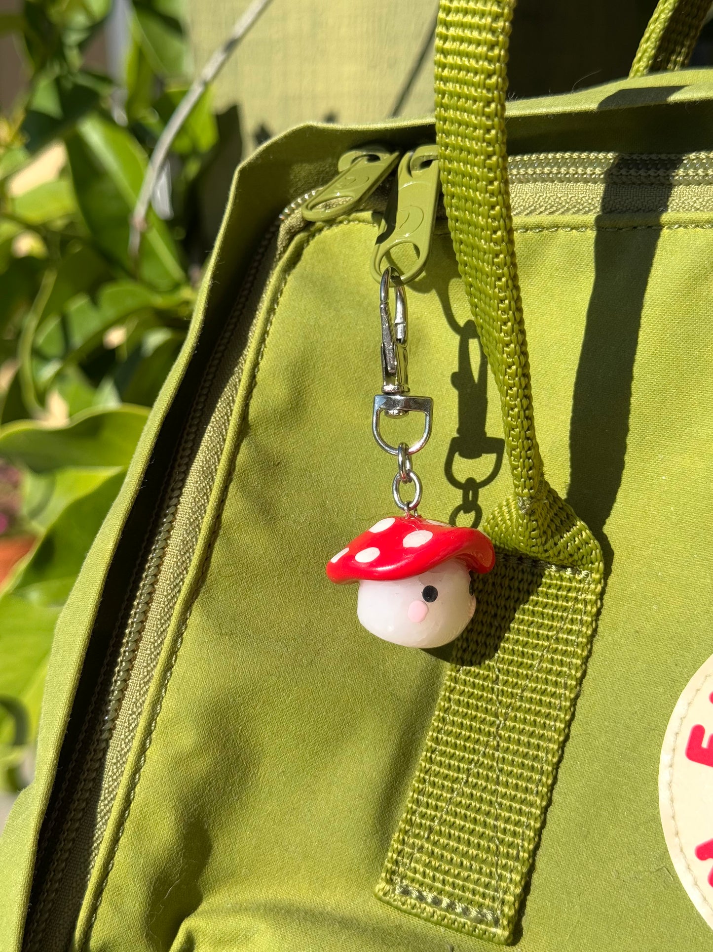 Mushi the Adventurous Mushroom Keychain
