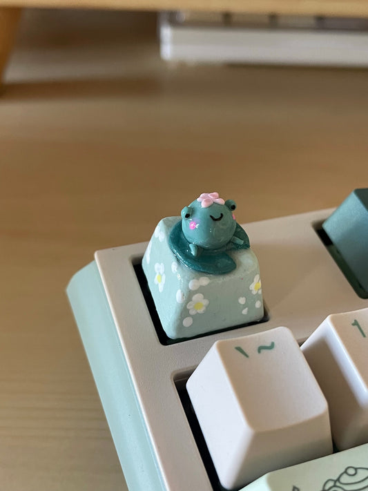 Matcha the Frog Key Cap