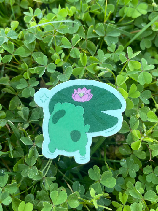 Matcha Sticker: "Almost There"