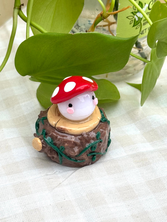 Mushi the Adventurous Mushroom Desk Buddy